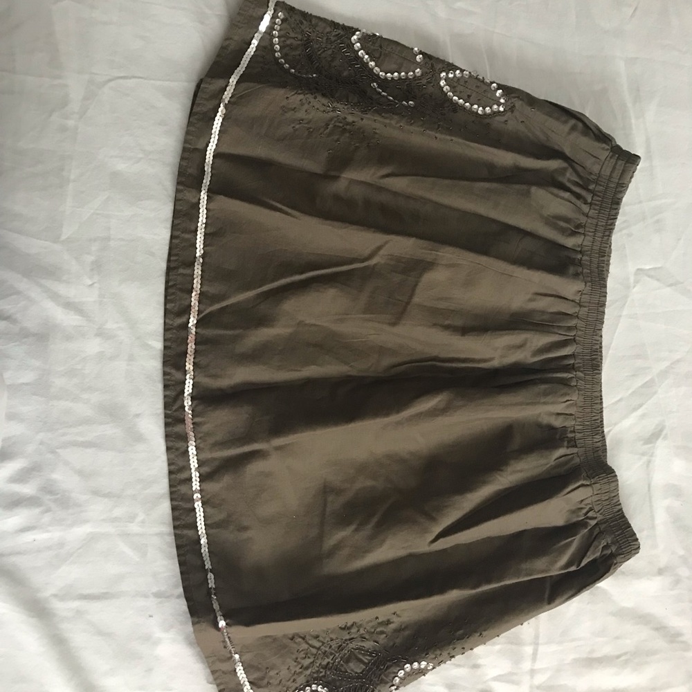 Gap mini shirt with sparkle